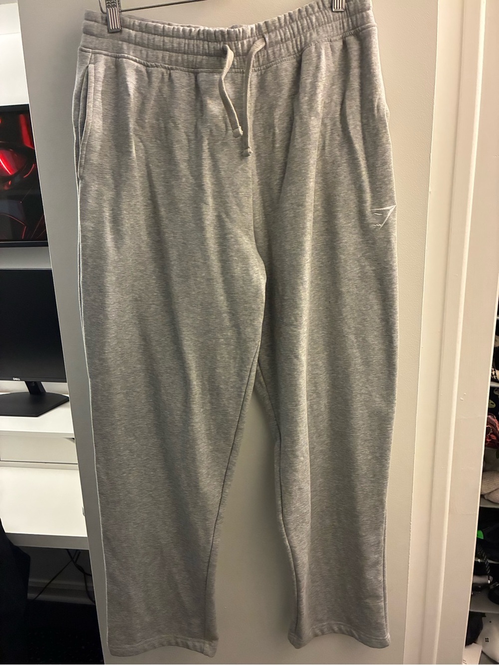 Gymshark Light Grey Drawstring Joggers